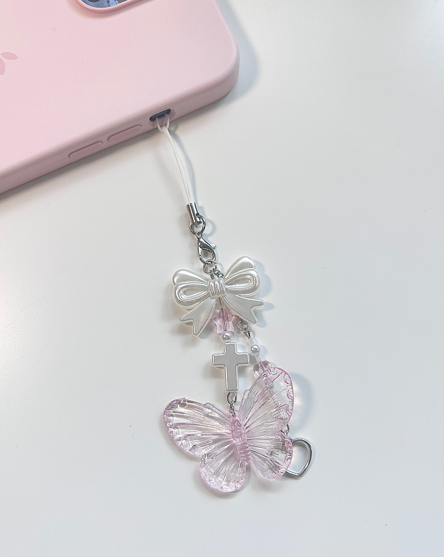 Enchanting Butterfly Phone Charm - with phone2