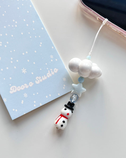 Snowman Phone Charm