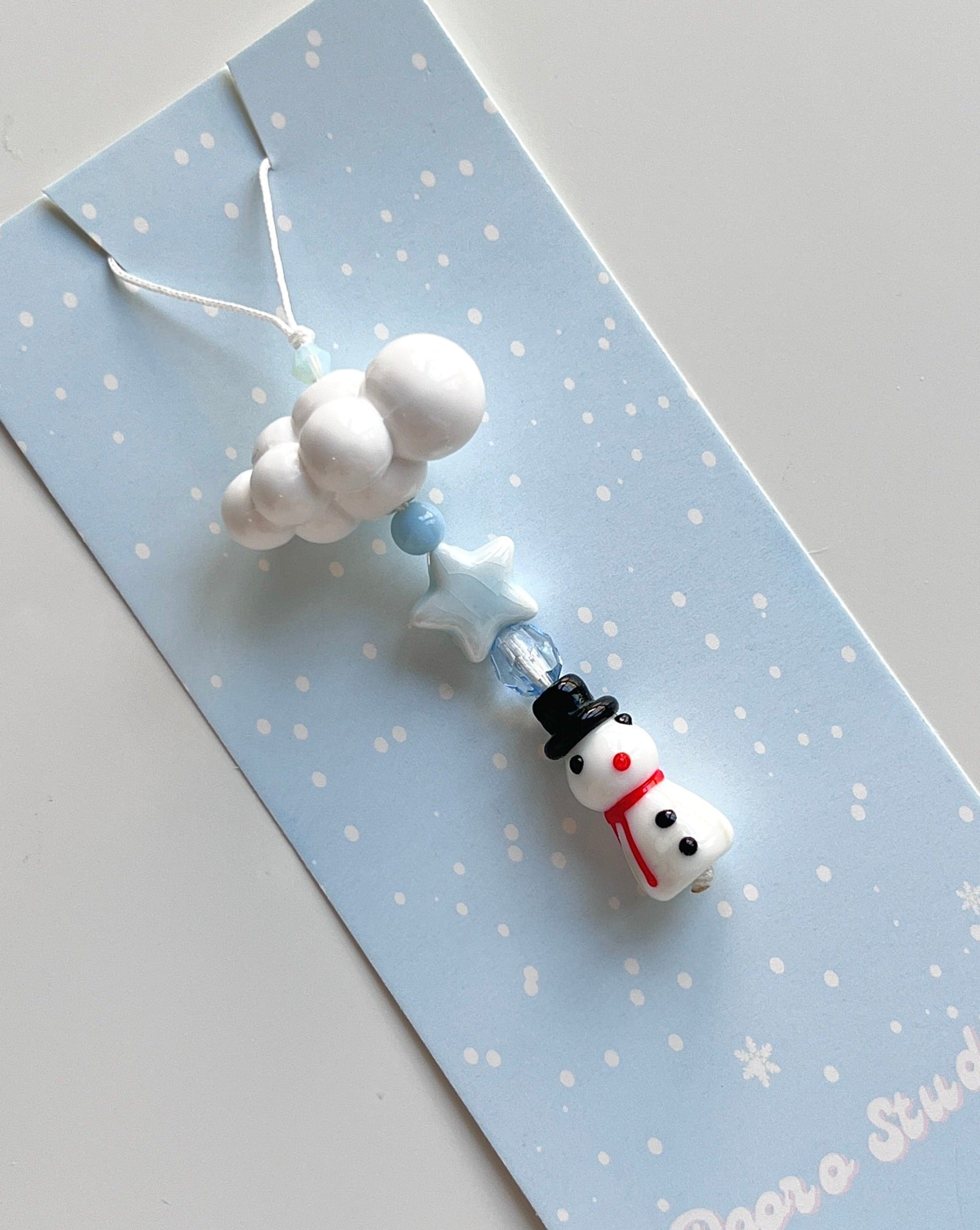 Snowman Phone Charm