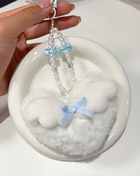 Fluffy Heart Phone Charm